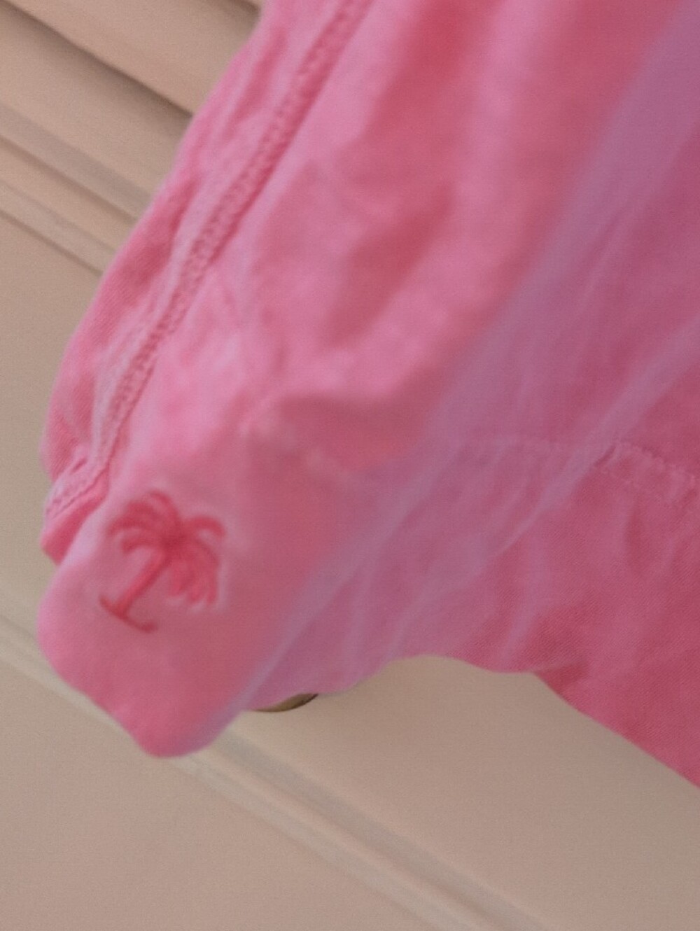 Lilly Pulitzer Hot Pink Pima Cotton Sleep Shirt Or Dress LARGE - Picture 5 of 7